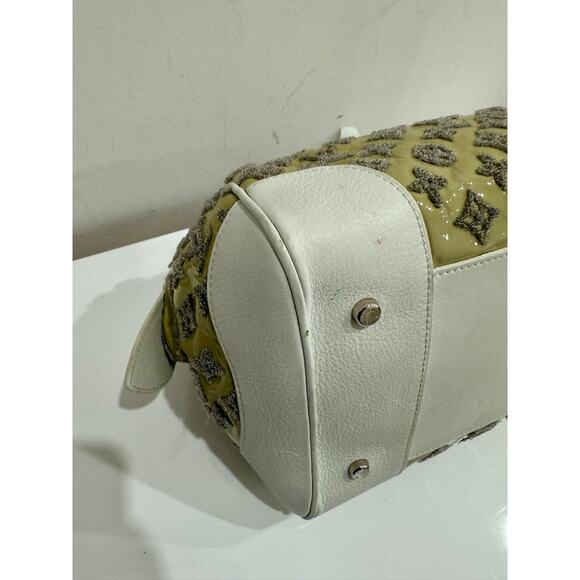 Louis Vuitton LV Monogram Bouclettes Speedy Round Bag Mint Womens Medium - Picture 9 of 12